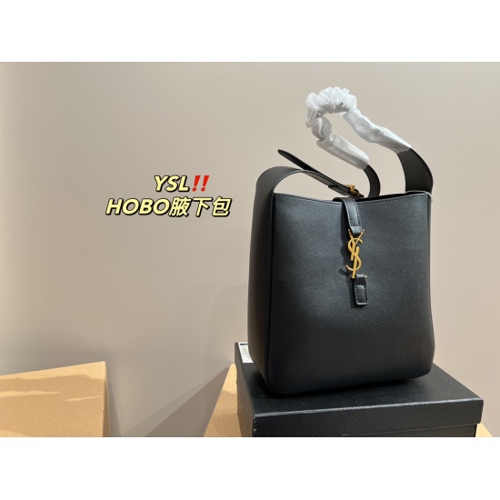 P195 box on October 18, 2023 ⚠️ Size 22.23 Saint Laurent Underarm Bag HOBO Low key and Textured Classic Series Unique Artistic Atmosphere, High Beauty Value, Must Enter