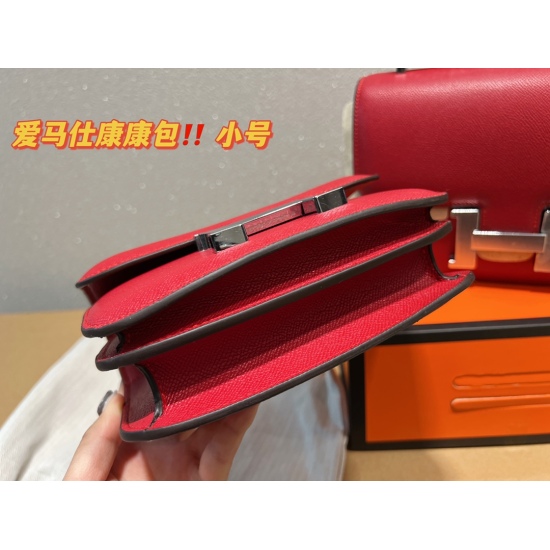 Recommendation for New Year's Red on October 29, 2023 ‼ P230 P220 folding box ⚠ The size 24/18 Hermes Kangkang bag (red) is a bag that can be seen at a glance among the crowd!