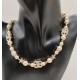 20240413 p80 ch * nel Latest White Pearl Necklace] Consistently made of ZP brass material