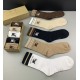 2024.01.22 BUR/Burberry ♥  Classic solid color men's socks! A box of 5 pairs and 5 colors! Still the same classic, the classic warhorse logo is the exclusive pattern of Burberry's home. The imported pure cotton fabric is very soft, and the good touch is r
