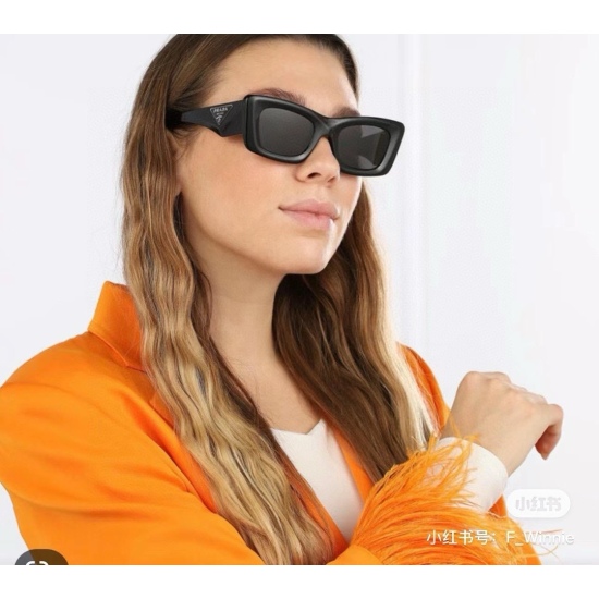220240401 85PRADA Prada high-end men's and women's sunglasses, sun shading decorative face shaped glasses
