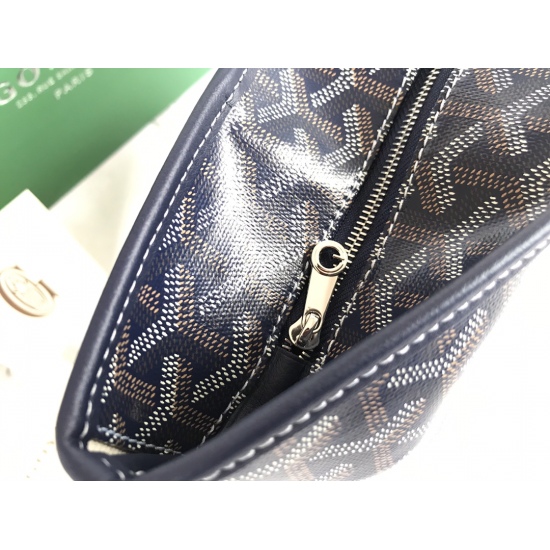 20240320 Small P660 [Goyard Goya] New zipper small tote bag, shopping bag, brand has undergone multiple research and improvements, continuously improving the fabric and leather, and exclusive customization in all aspects ™ To continuously meet the high qu