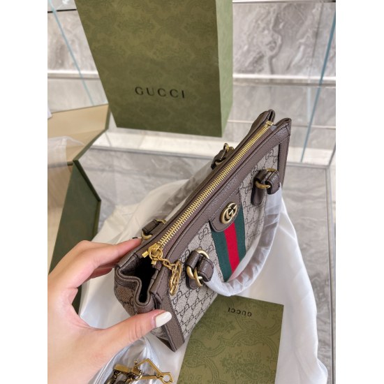On March 3, 2023, P220Gucci Gucci Ophidia Small Old Flower Tote Handheld Bag Share a GUCCI Ophidia Series Small GG Tote Bag Portable One Shoulder Crossbody Appearance and Practical Side by Side Size 24.20 Super Practical and Beautiful Size