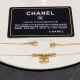 2023.07.23 2023 New Chanel Chanel Latest Double C Gold Bead Pendant Necklace 14K Precision Steel Color Preservation Super Personalized, Versatile Style Especially Great, Overall Details Are Surprisingly Surprising, Full of Design Sense, Not only Bringing 
