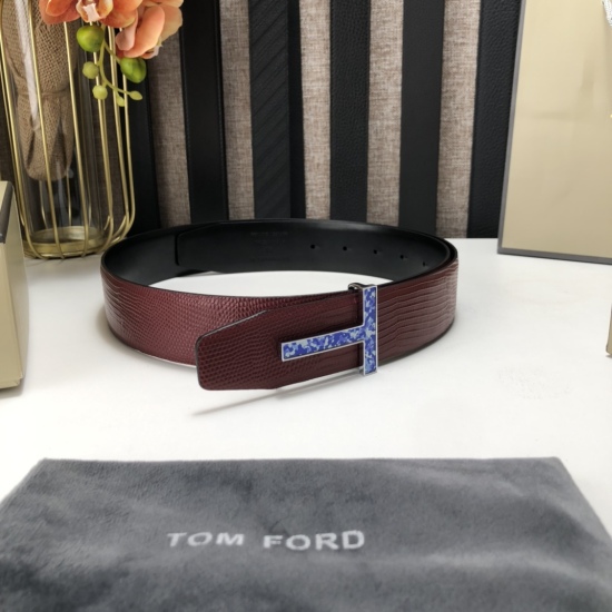 20231004 Tom Ford's latest popular online double sided cowhide belt with original box counter synchronized 3.8 wide new model has been launched. The original cowhide, paired with steel buckles, is elegant and easy to use