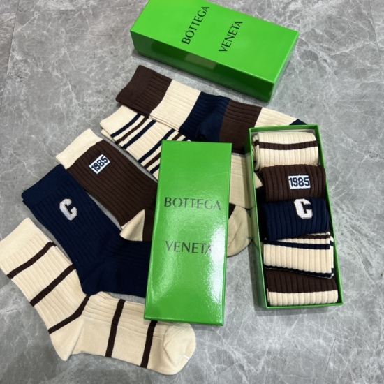 2024.01.22 BOTTEGA VENETA (BV) double needle pure cotton quality, comfortable and breathable to wear, versatile, high-end gift box, recommended for personal use!