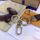 20240401 100 yuan original picture exclusive custom packaging, popular AJ mini shoe Louis Vuitton keychain classic vintage Monogram, durable, is the ideal material for Dragonne keychains, can create this practical and fashionable accessory. 24K vacuum ele