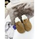 2024.01.05 250 BK Boken chestnut wool mop imported satin cowhide suede upper with Australian wool lining. 5mm high elastic sponge and Australian wool padding for soft and comfortable stepping on! Ultra light EVA foam outsole ✈ . Environmentally friendly a