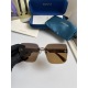 20240413: 80. Gucci women's frameless sunglasses: imported high-definition lenses, high-end customized design, super stylish to wear, essential for travel and driving. Number: 7235