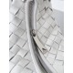 20240328 Original Order 750 Special Grade 870 New Color~Pure White Silver Button Bottega veneta ͙.——— The latest weaving and knotting hobo is made of top-notch sheepskin leather, which is very soft and has a unique shape that is particularly practical and