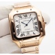 20240408 White Steel 590 colour ➕ 20. One of the most classic series of Cartier Santos Brand: Cartier Santos Series (men's watches) Band: Italian cowhide strap Case: Made of regular 316 fine steel movement: (imported 8215 movement, accurate movement, stab