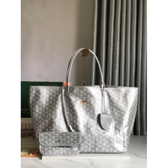 20240320 p610 [Goyard] New single sided large shopping bag, Saint Louis GM limited edition dark ➕ Customized three color Y-shaped painting, one bag with two styles, upgraded version with bag clip, GY020144. The brand was founded in 1853 and has a history 
