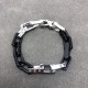 20240411 BAOPINZHIXIAOLV Bracelet New Product Silver Black Bamboo Knot Bracelet Number: DJ0265500 High Quality 45