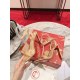 2024.01.17 P340 Banana Heel (Sandals) This eye-catching Condora Queen sandal features a 100mm feather heel, showcasing Maison Christian Louboutin's innovative design and exquisite craftsmanship. This elegant sandal has a delicate strap on the toes, while 