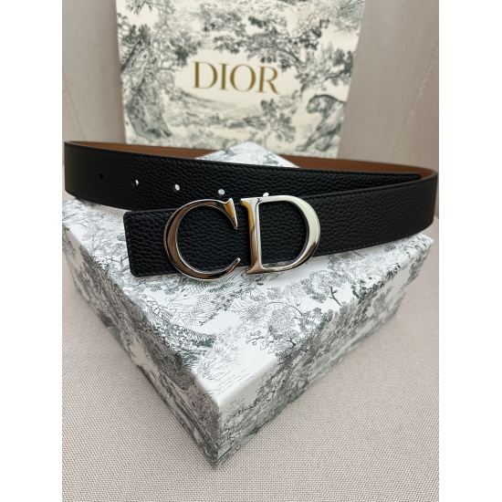2023.06.29 Dior series, high-end quality cowhide, paired with top layer cowhide and bottom leather, genuine leather mold opening, palladium plated high-quality pure steel buckle with a width of 3.5cm, high-definition live photo taken