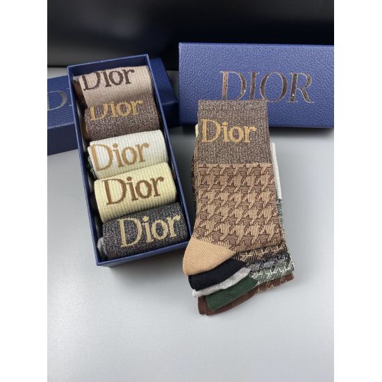 2024.01.22 Autumn New Release [Celebration] [Celebration] High Quality [Strong] DIOR (Dior) Simple Classic Design [Strong] Pure Cotton Quality [Strong] Comfortable and Breathable on the Feet [Gift] Recommended [Strong]