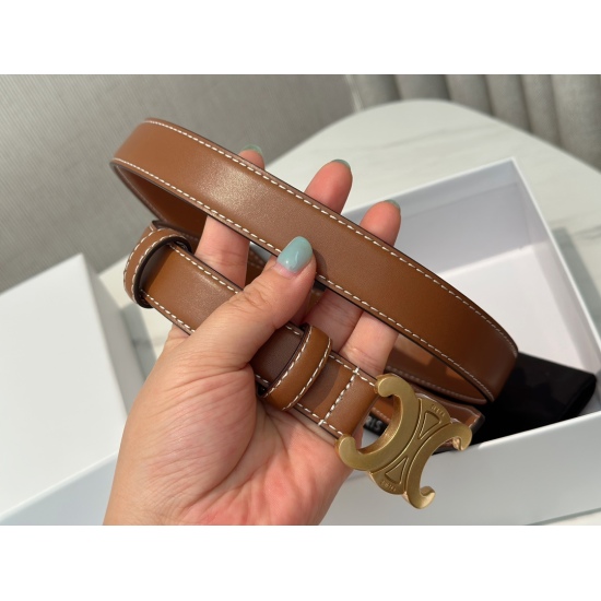 2023.09.03 135 box size: 2.5cm wide celine belt has been very popular recently! Cowhide leather! Complete packaging! The belt belongs to it! Celine | The Celine belt is exquisite and stylish! (Note size when placing an order)