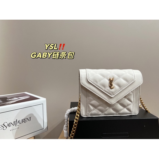 2023.10.18 P200 aircraft box ⚠️ Size 17.12 Saint Laurent Chain Bag GABY Simple and Versatile, High Appearance Value, First Choice for Daily Outgoing, Trendy, Cool, and Fashionable Girls Must Include