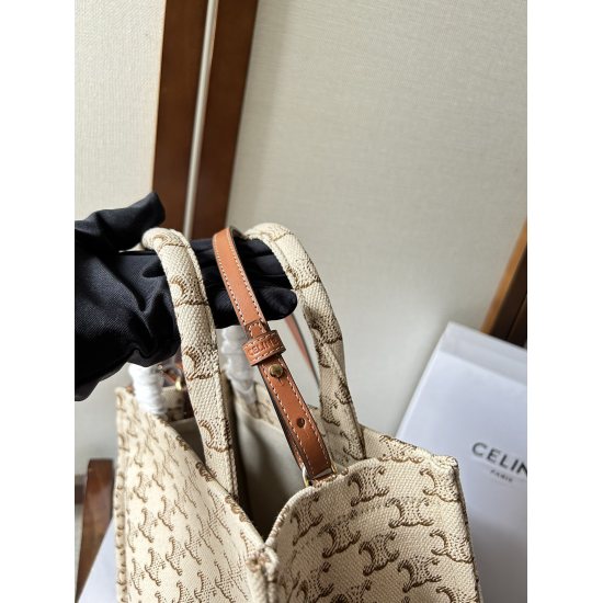 20240315 P730 new product launched: CE new fabric tote~technology inspired logo printing, low-key and high-end! The material of soft fabric adds a casual and free flavor. Hand held crossbody! Tot and the bucket are definitely the kings in terms of capacit