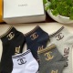 2024.01.22 Chanel's new mid to short pile up socks! A box of five pairs, synchronized stockings and socks at the counter, a must-have for trendsetters and a great match for big brands on the street
