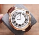 20240408 Light Case 500, Diamond Case 580 Blue Balloon Series Exquisite and Versatile [Latest]: Cartier Three Needle Design [Type]: Boutique Men's Watch [Strap]: Real Cowhide Strap [Movement]: Fully Automatic Mechanical Movement [Mirror]: Mineral Reinforc