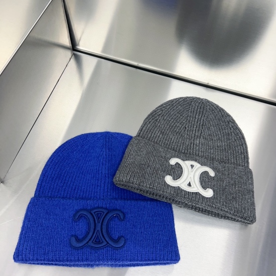 2023.10.2 Run 45 Celin~Autumn and Winter New Cold Hat Knitted Hat Super Soft and Elastic, Very Warm, The Concave Shape is Absolutely Great!