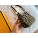 On October 26, 2023, with a box size of 24 * 14cm, Fendi Rare Double Shoulder Stick Underarm Bag is a high-end and full of feeling! Cute and playful!