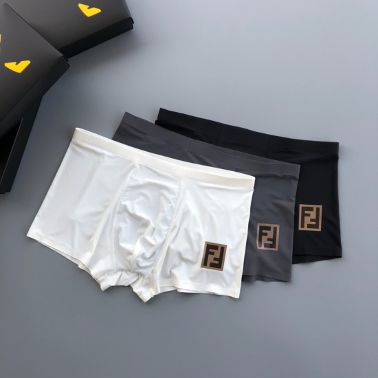 On December 22, 2024, FENDI Classic Double F Fashion Essential Men's Underwear adopts seamless pressure gluing technology with seamless seamless seamless stitching. The high-end sheep milk silk material is lightweight, breathable, smooth, and has no bindi