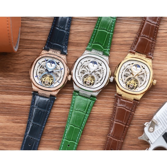 20240408 Unified 570 Men's Favorite Hollow out Watch ⌚ 【 Latest 】: Patek Philippe's Best Design Exclusive First Release 【 Type 】: Boutique Men's Watch 【 Strap 】: Real Cowhide Watch Strap 【 Movement 】: High end Fully Automatic Mechanical Movement 【 Mirror 