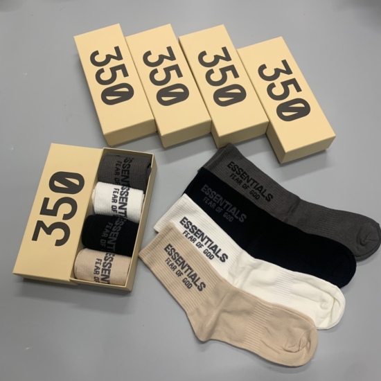 2024.01.22 350 Coconut Style [Color] [Color] Pure cotton quality, comfortable and breathable to wear, suitable for both men and women, one box with 4 pairs in