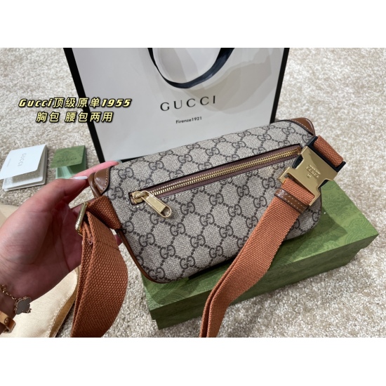 On October 3, 2023, p175 gift box size23 13gucci Cool Chest Bag counter is of the same quality as men and women. It can be paired with 24K hardware without fading, which is a must-have for daily outings and is very easy to use