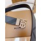 2024/03/06 P160 Burberry counter features a dual sided Italian made belt made from leather and featuring an exclusive logo printed on eco-friendly canvas. The belt is adorned with exquisite exclusive logo design and a buckle width of 3.5cm. It is exquisit