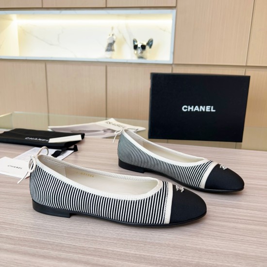 2023.11.05 P290 Xiaoxiang Medieval Vintage Double C Bow Flat Bottom Ballet Shoes ☘️ CHANEL Fragrant Granny Super Beautiful Single Shoes~Wear them well and have a luxurious kick on them ❗ Top level original version ❗ Huanxin showcases the iconic style of t