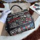 20240319 batch 510 [Dolce Gabbana Dolce&Gabbana] cowhide print can be used for crossbody/hand-held mirror overseas purchasing, with a stylish and imposing appearance. The new bag type can be matched with any style, as long as you have a fashionable heart,