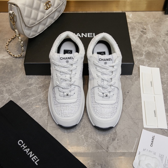On November 19, 2023, Chanel - This classic design is the top casual sneaker at the 2023 counter; Various styles of electric embroidery on the upper; Big bottom but fashionable and sporty; Unusual influx of various color elements... Diversified mix and ma