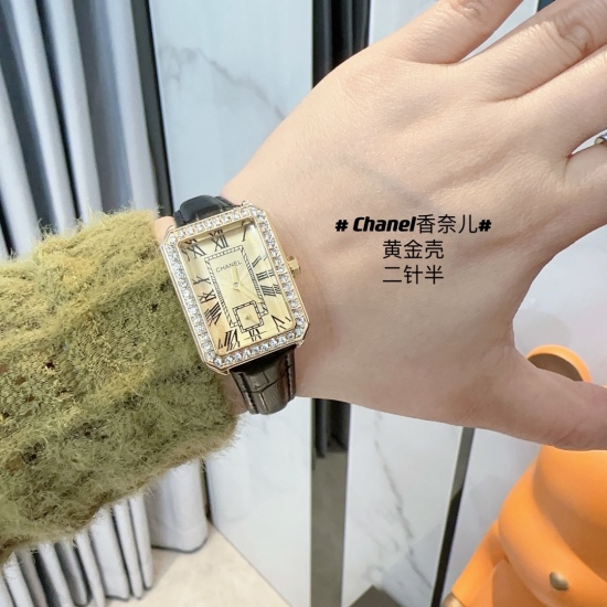 20240417, 2024: The new watch case with diamond belt 155 will be launched# Two and a half, two and a half dial collection # Chanel CHANEL Chanel BOYFRIEND TWEED twill soft cloth steel strip with metal interior and special design! I can't do without a boyf
