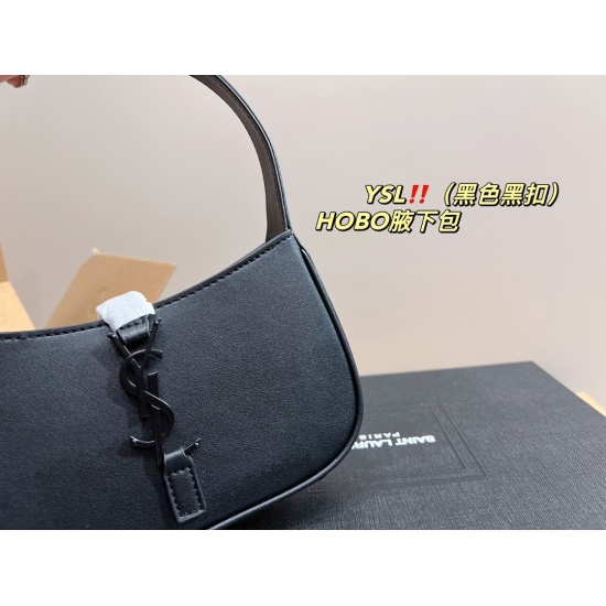 2023.10.18 Large P195 aircraft box ⚠ Size 25.14 small P185 aircraft box ⚠ Size 19.11 Saint Laurent Underarm Bag HOBO has a low-key and unique artistic atmosphere, with a high aesthetic value that is essential for beauty