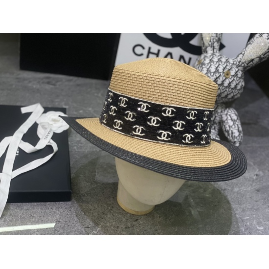 220240401 P55 Chanel Colored Flat Top Hat