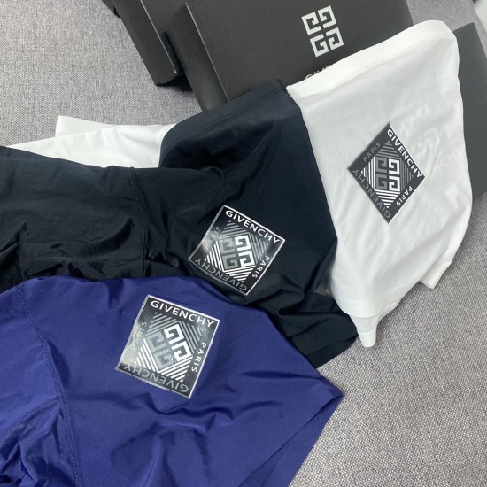 2024.01.22 Givenchy Ji * Xi GI * EN * HY Fashion Men's Ice Silk Underwear Classic Series Outbound Order Fashion Versatile Comfortable Science Paired with 95% Modal+5% Spandex, Soft, Comfortable, Breathable and Stylish! A box of 3 pieces of L-XXXL can be w