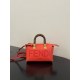 2024/03/07 Original Order 750 Special Grade 870 Orange Red Spot ✔️ The FEND1 brand new Mini ByThe Way mini handbag features a pure and minimalist ByTheWav silhouette combined with tortoiseshell handles, giving it a personalized and lovable mini look. The 