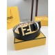 On August 24, 2023, Fendi's top quality product features a width of 3.5cm and a soft top layer of calf leather. The authentic product is engraved one by one, paired with the matching version. Button head: pure copper buckle (multiple color combinations) S