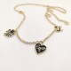 20240413 P115, [ch * nel Latest Heavy Industry Love Clover Multi Element Sweater Chain] Consistent ZP Brass Material
