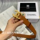 On December 14, 2023, Chanel's new small fragrance has a width of 3.0cm, paired with exquisite antique gold and silver craftsmanship, gold and silver buckles, and a women's leisure small waist belt with a counter packaging configuration