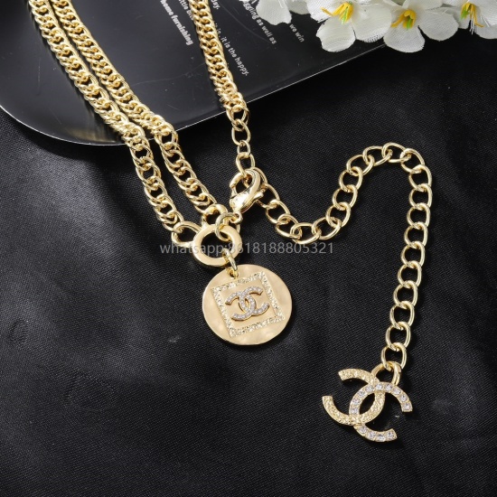 2023.07.23 Xiaoxiang Chanel 2021 New Waist Chain Counter Synchronized with New Double C Necklace Crafted with Precision to Create Original Consistent Brass Material