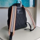 2024.03.09 P730 [Top Original Order] Bur berry! Burberry's New Nylon Embroidered Backpack! The original quality TB series men's and women's shoulder backpack is made of waterproof fabric with a top layer of cowhide material. The TB pentagram embroidery pe