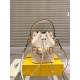 On October 26, 2023, P1852023, the latest FENDI small bucket has a large capacity that really fits. The new FENDI small bucket has a stylish retro street feel. Although it is a small mini bucket bag that can really fit, it is a stylish and practical bag f