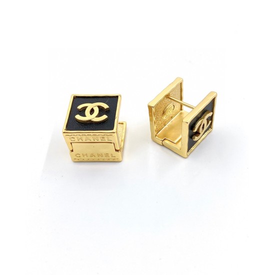 20240413 p70 ch * nel Latest Full Diamond Camellia Earrings ➕ Ear clip made of consistent ZP brass material