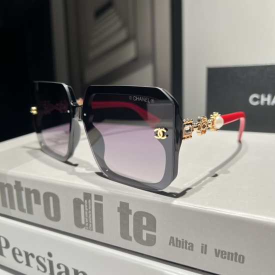 20240330 23 New brand: Chanel Chanel. Model: 7614. Male and female optical glasses, Polaroid lenses, fashionable, casual, simple, high-end, and atmospheric 4-color selection
