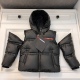 20240402 110-160 each flash sale 198 slightly smaller by one size 2022 • SS autumn/winter new model ❄️ PRAD * Children's down jacket for both men and women, with sleeves that can be disassembled for two outfits, offers high cost performance! A fashionable