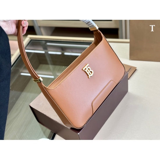 2023.11.17 225 with foldable box size: 28 * 15cm Burberry's new underarm bag TB bag Exquisite shoulder bag Shoulder straps can be adjusted to switch between underarm bag and shoulder bag at will